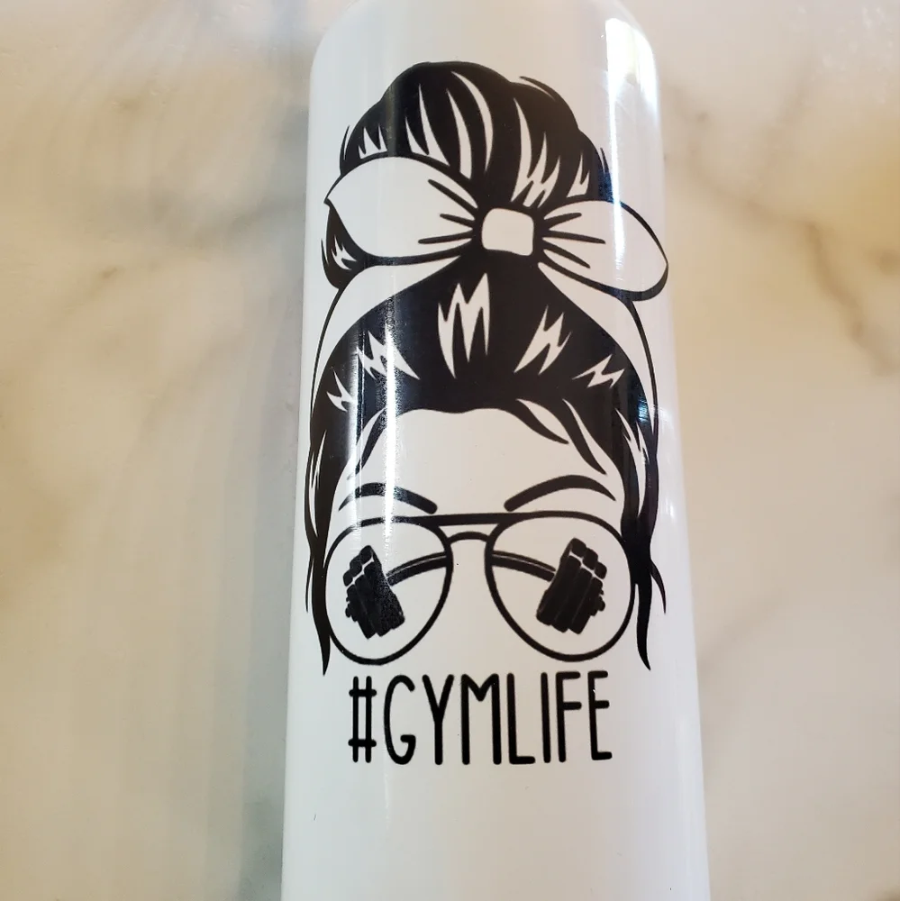 # Gym Life 32oz Hydro Handle Bottle 💜sale